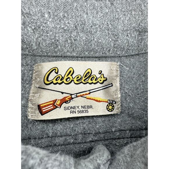 Vintage Cabela's Outdoor Hunting Button-up 80s XL - Picture 3 of 4